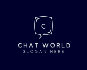 Night Pillow Chat logo design