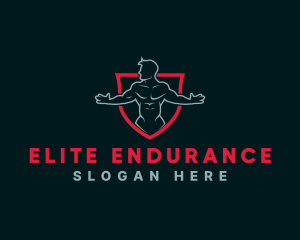 Physical Training Gym Man logo design