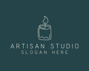 Scented Candle Souvenir logo design