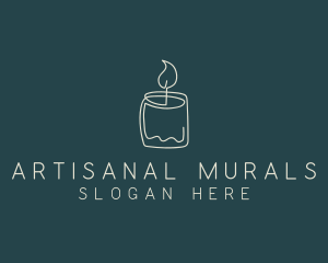 Scented Candle Souvenir logo design