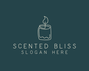 Scented Candle Souvenir logo design