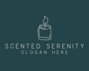 Scented Candle Souvenir logo design