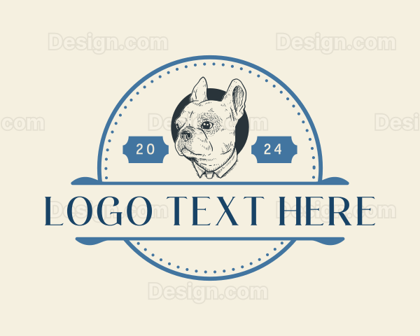 Puppy Dog Bulldog Logo