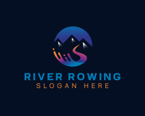 Mountain River Printing logo design