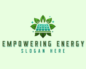 Eco Solar Panel logo design