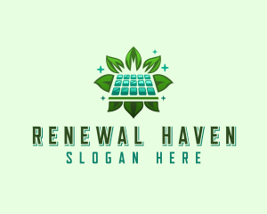 Eco Solar Panel logo design