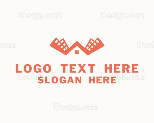 Building Roof Zigzag Logo