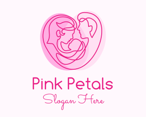 Family Planning Heart logo design