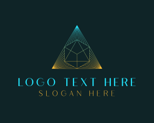Generic Tech Pyramid logo