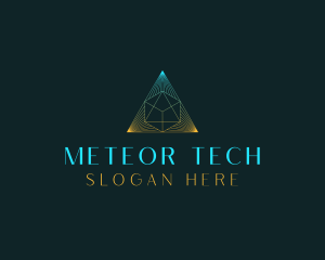 Generic Tech Pyramid logo design