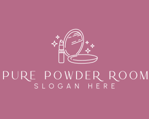 Lipstick Makeup Cosmetics logo design