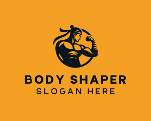 Gym Trainer Workout logo design