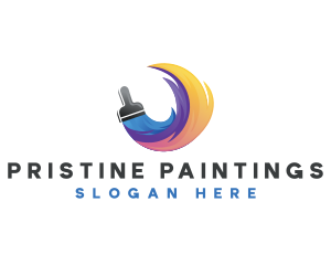 Art Paint Paintbrush logo design