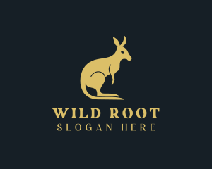 Wild Kangaroo Safari logo design