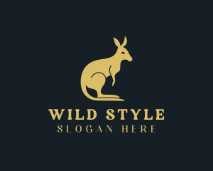 Wild Kangaroo Safari logo design