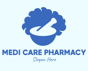 Blue Cloud Pharmacy logo design