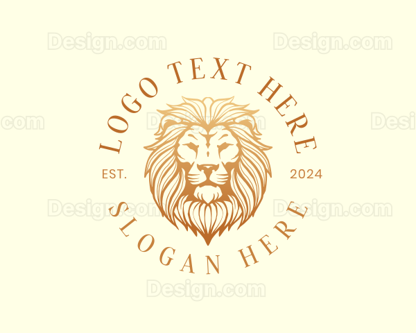 Golden Lion Luxury Logo