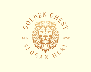 Golden Lion Luxury logo design