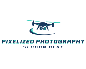 Camera Drone Surveillance logo design