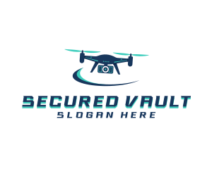 Camera Drone Surveillance logo design