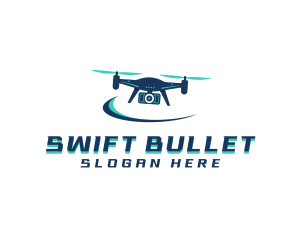 Camera Drone Surveillance logo design