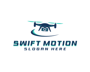 Camera Drone Surveillance logo design