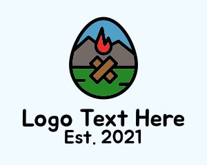 Mountain Bonfire Egg logo