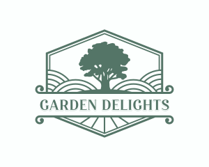 Tree Planting Garden logo design