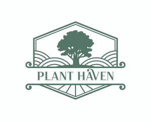 Tree Planting Garden logo design