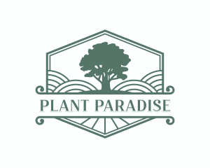 Tree Planting Garden logo design