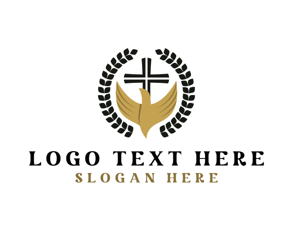 Cross logo example 3