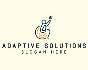 Wheelchair Disability Clinic logo design