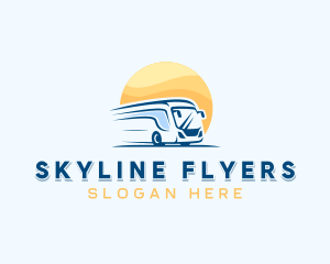 Travel Bus Vehicle logo design