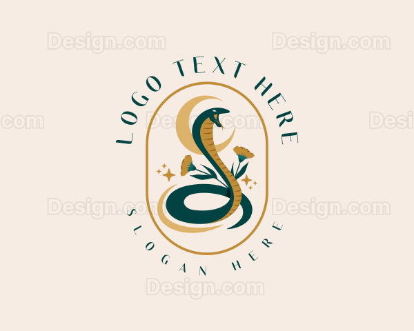 Flower Snake Moon Logo
