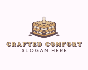 Caramel Sweet Cake logo design