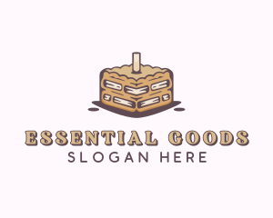 Caramel Sweet Cake logo design