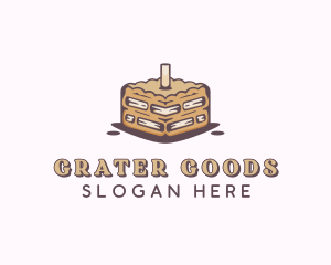 Caramel Sweet Cake logo design