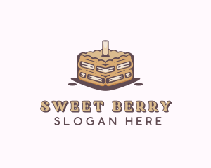 Caramel Sweet Cake logo design