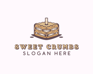 Caramel Sweet Cake logo design