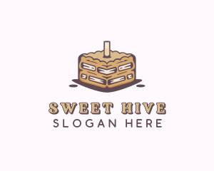 Caramel Sweet Cake logo design