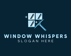 Window Cleaning Squeegee  logo
