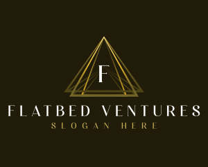 Luxury Triangle Pyramid logo design