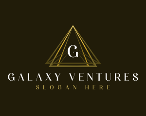 Luxury Triangle Pyramid logo design