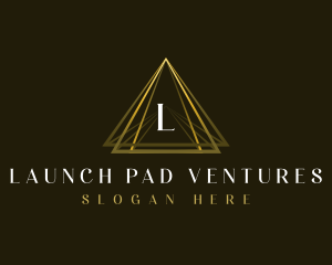 Luxury Triangle Pyramid logo design