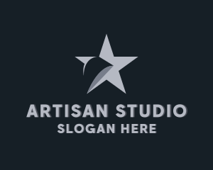 Star Swoosh Art Studio  logo design