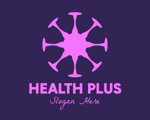 Purple Virus Symbol logo