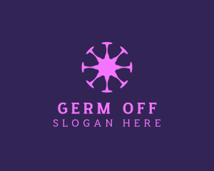 Virus Outbreak Germ logo design