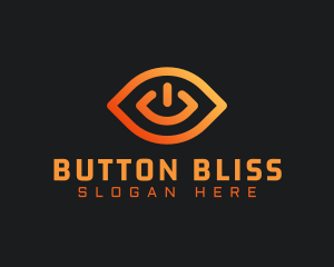 Eye Power Button logo design