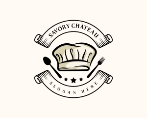 Culinary Chef Toque logo design