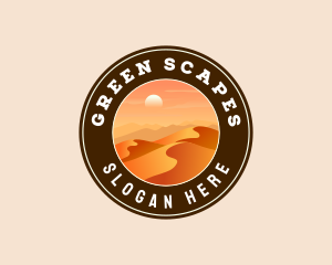 Desert Dune Landscape logo